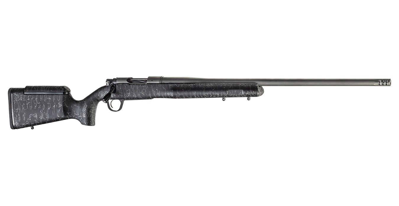 Mesa Long Range 7mm Rem Mag Bolt-Action Rifle with Stainless Receiver and Black/Gray Stock