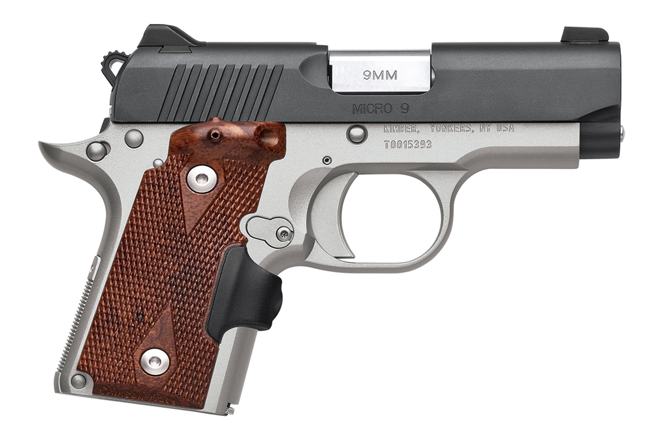 Micro 9 9mm Two-Tone Pistol with Crimson Trace Lasergrips