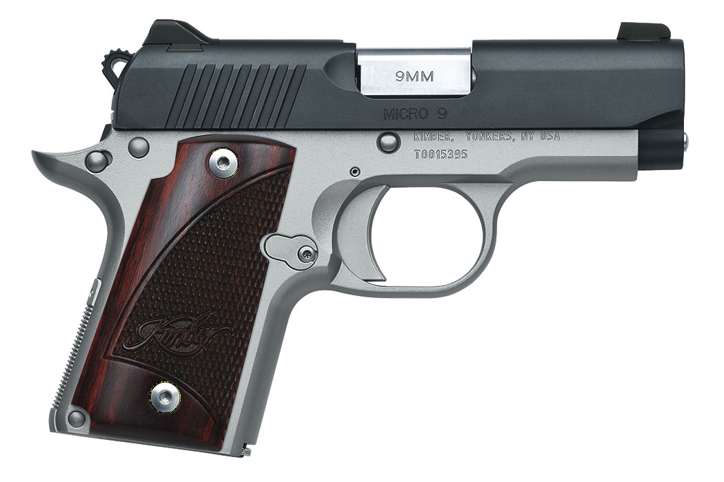Micro 9 Two-Tone 9mm with Rosewood Grips