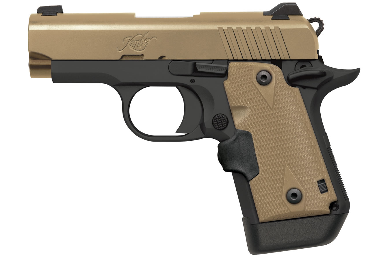 Micro Desert Tan 380 ACP with Crimson Trace Lasergrips