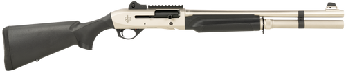Military Arms MAC 2 Tactical Marine 12 Ga, 3″ Chamber 18.5″ Barrel, Ghost Ring Sight, Semi Auto Nickel, 5rd