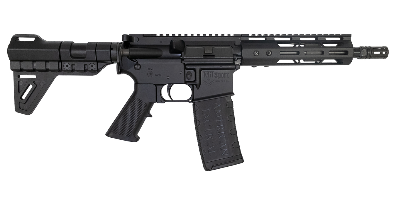 Milsport 300 Blackout AR-15 Pistol with M-LOK Handguard and Blade Stock