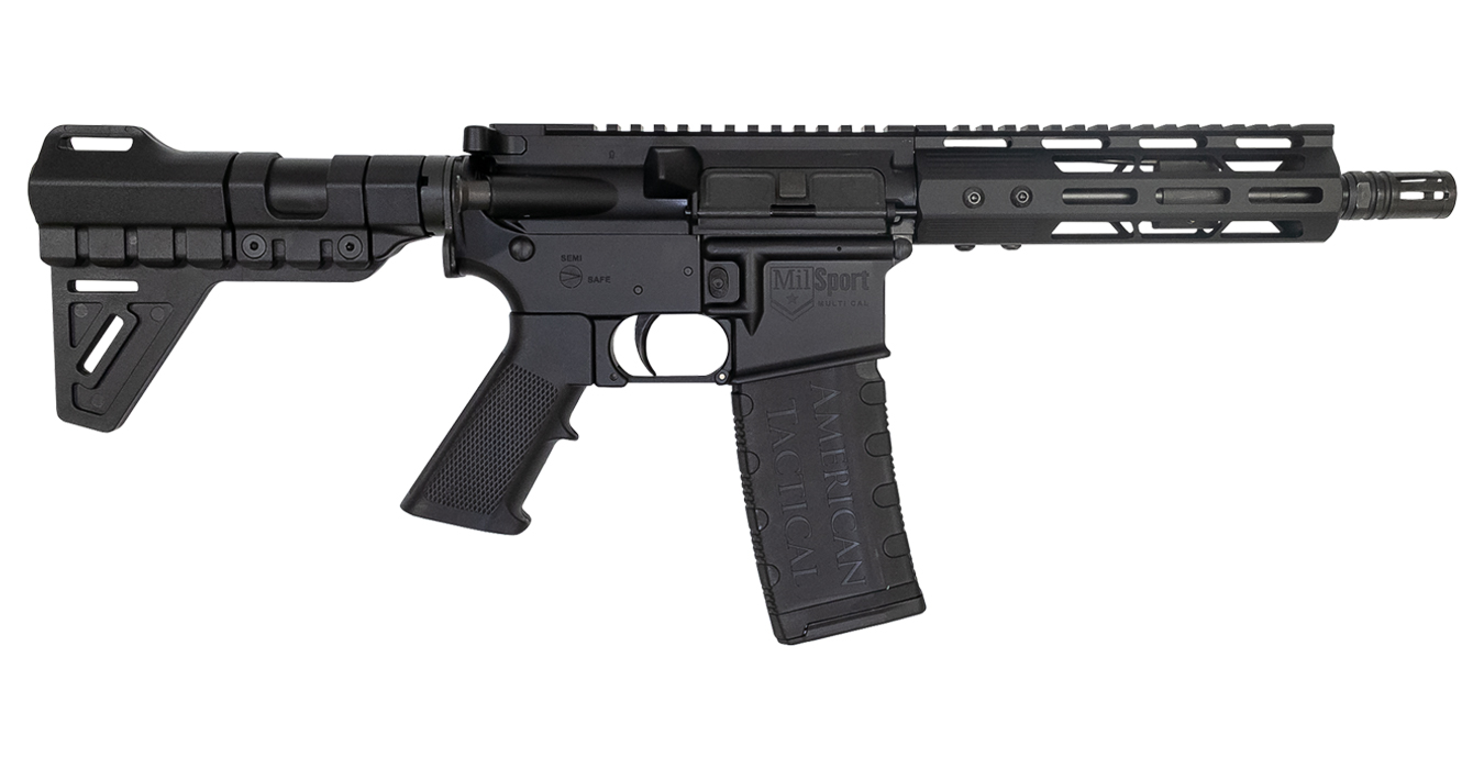 Milsport 5.56mm AR-15 Pistol with M-LOK Handguard and Blade Stock