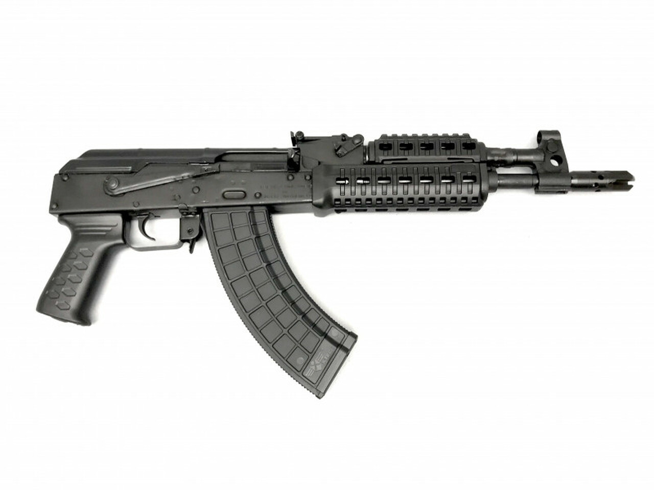 M+M M10 Pistol 7.62x39mm, 12″ Barrel, DLG Tactical Quad Rail, Black, 30rd