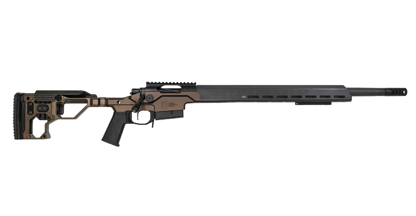 Modern Precision Rifle 6.5 PRC with 24-Inch Steel Barrel with Desert Brown Anodized Finish