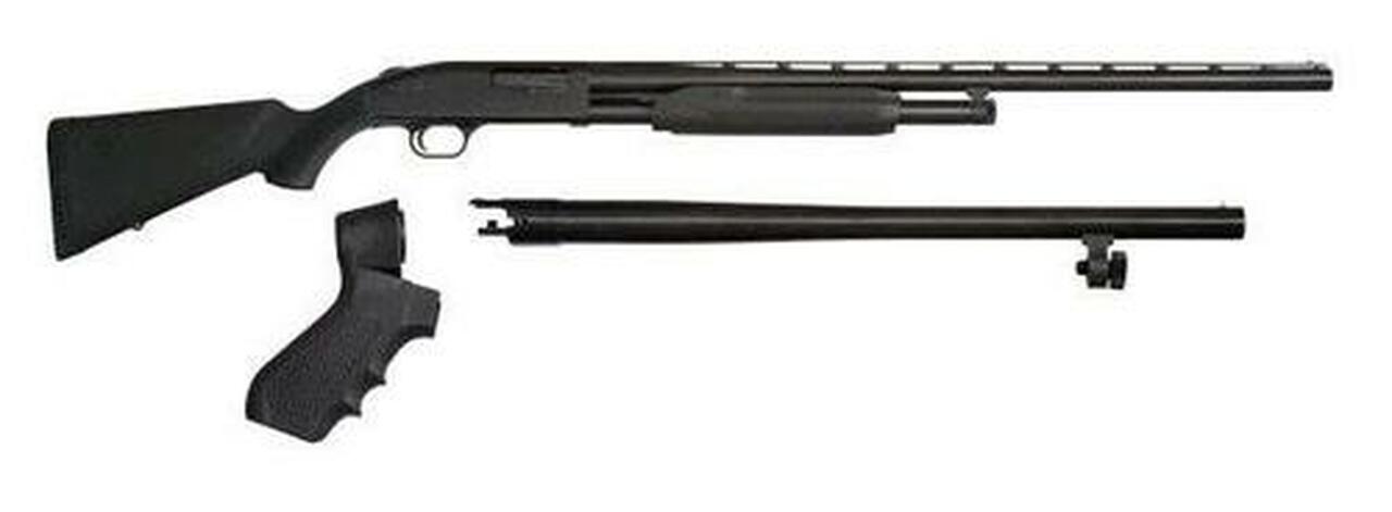 Mossberg 500 12GA “3 In 1” Home Defense Set, 2 Barrels & Pistol Grip Kit