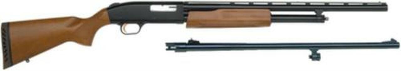 Mossberg 500 Bantam Combo Pump 20 ga 3″ 22″/24″ Wood Stock Blued