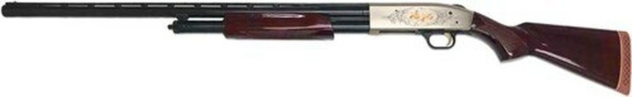 Mossberg 500 Cenntenial Edition 12 Ga, 28″ VR Barrel, Walnut Stock, 1 of 750 TALO Edition