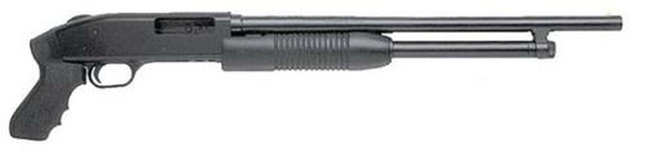 Mossberg 500 Cruiser Pump 20ga 18.5″ Barrel, CB 3″, Black Synthetic Pistol Grip Stock Blued, 5rd