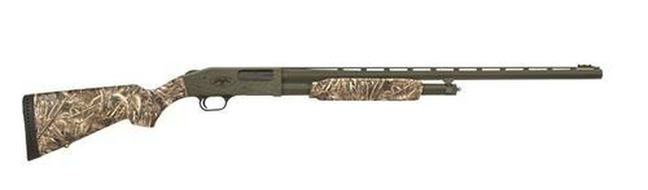 Mossberg 500 Duck Commander Signature Pump, 12 Ga, 28″, 6rd, 3″, Talo, Realtree Max-5 OD Green
