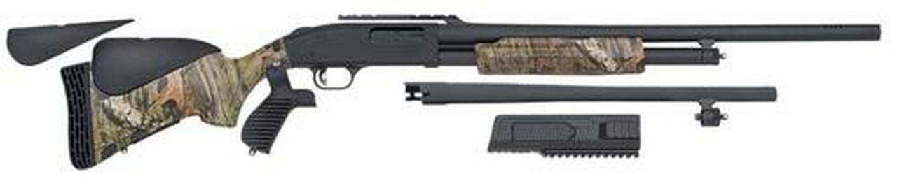 Mossberg 500 Flex Combo, 12 Ga, 24/18.5″, 6rd, Mossy Oak Camo