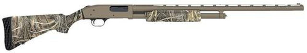 Mossberg 500 FLEX Hunting Pump 12 ga 28″ 3″ Max-4 Synthetic Stock Tan Finish