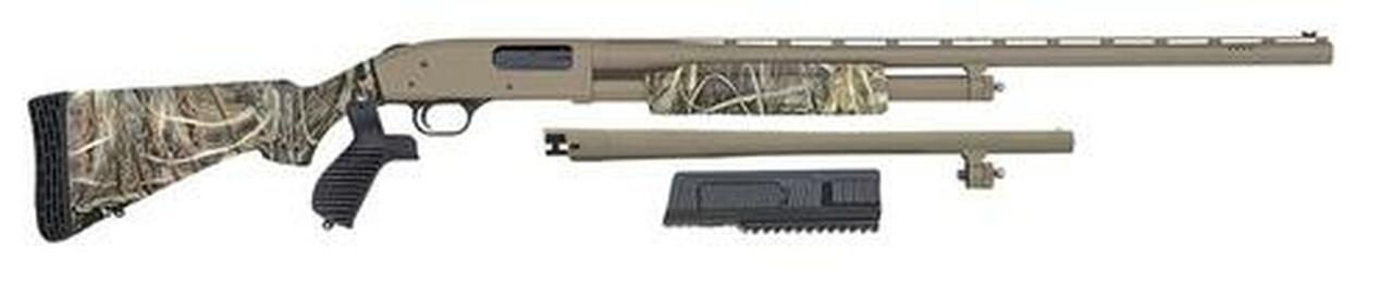 Mossberg 500 FLEX Pump 12 Ga, 28″ Barel, Tan, Realtree Max-4, 6rd