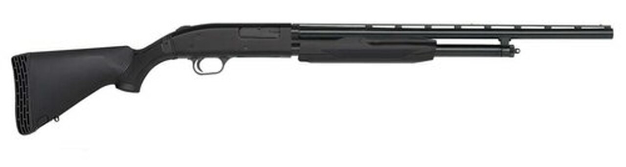 Mossberg 500 FLEX Super Bantam, 20Ga, 22″, 3″ Chamber, 5rd, Synthetic Black Stock