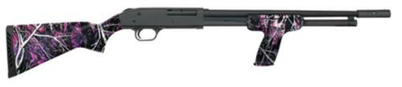 Mossberg 500 HS410 Home Security .410 Ga 3″ Chamber 18.5″ Barrel Matte Blue Finish Spreader Choke Bead Sights, Muddy Girl Camo 5rd