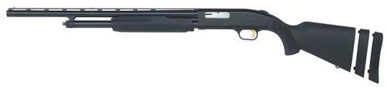 Mossberg 500 L-Series Pump 20ga 22″ 3″ Black Synthetic Adjustable Stock Left Hand