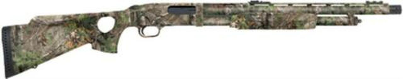 Mossberg 500 Pump 12 ga 20″ 3″ Realtree Xtra Green Synthetic Stock, Thumbhole