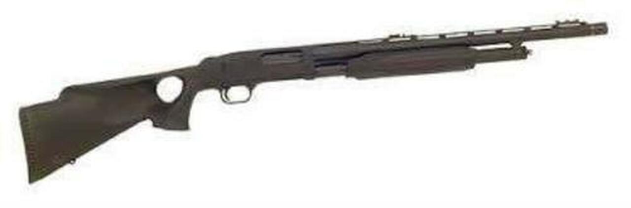 Mossberg 500 Pump 12 ga 20″ Barrel, Black Synthetic, Thumbhole Stock