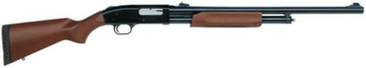 Mossberg 500 Pump 12 ga 24″ 3″ Wood Stock Blued