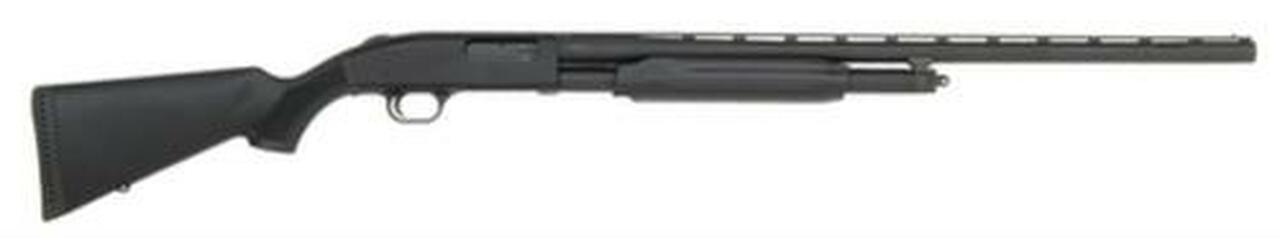 Mossberg 500 Pump 12 ga 28″ 3″ Black Synthetic Stock Blued