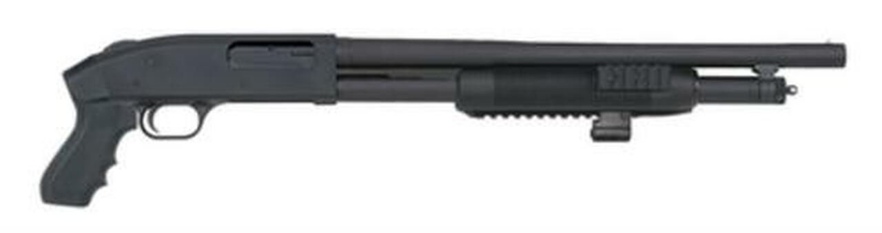 Mossberg 500 Pump 12ga 18.5″ 3″ Center Mass Laser Sights Black