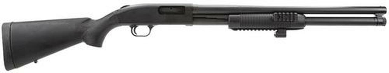 Mossberg 500 Pump 12ga 20″ 3″ Center Mass Laser Sights Black