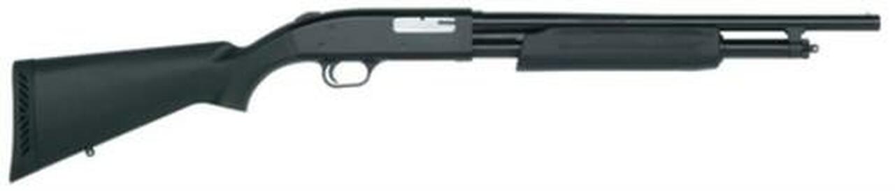 Mossberg 500 Pump 20 ga 18.5″ 3″ Black Synthetic Stock Blued
