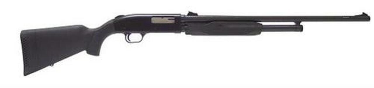 Mossberg 500 Pump 20 ga 24″ 3″ Black Synthetic Blue Finish