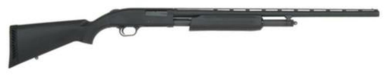 Mossberg 500 Pump 20 ga 26″ 3″ Black Synthetic Stock Blue