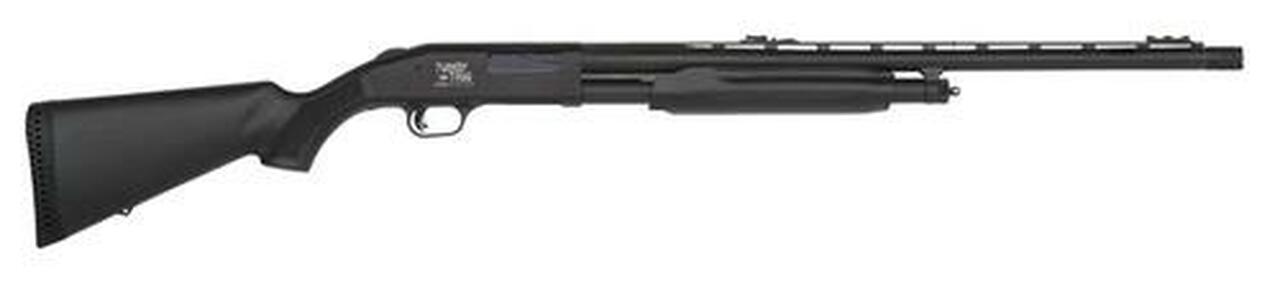 Mossberg 500 Turkey Thug Pump 12ga 24″ 3″ Black Synthetic Stock Blued
