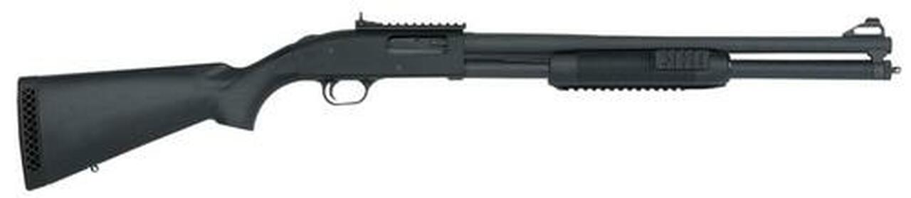 Mossberg 500 XS 12 Gauge, 20″, 8rd, Synthetic Stock, XS Ghost Ring Sights