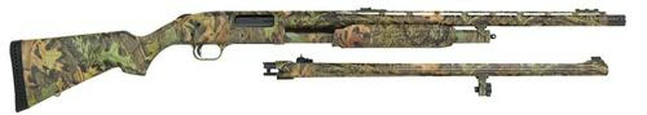 Mossberg 500C 12ga Pump 3″ 24″ Fluted Rifled/XX Full VR MOO Stock
