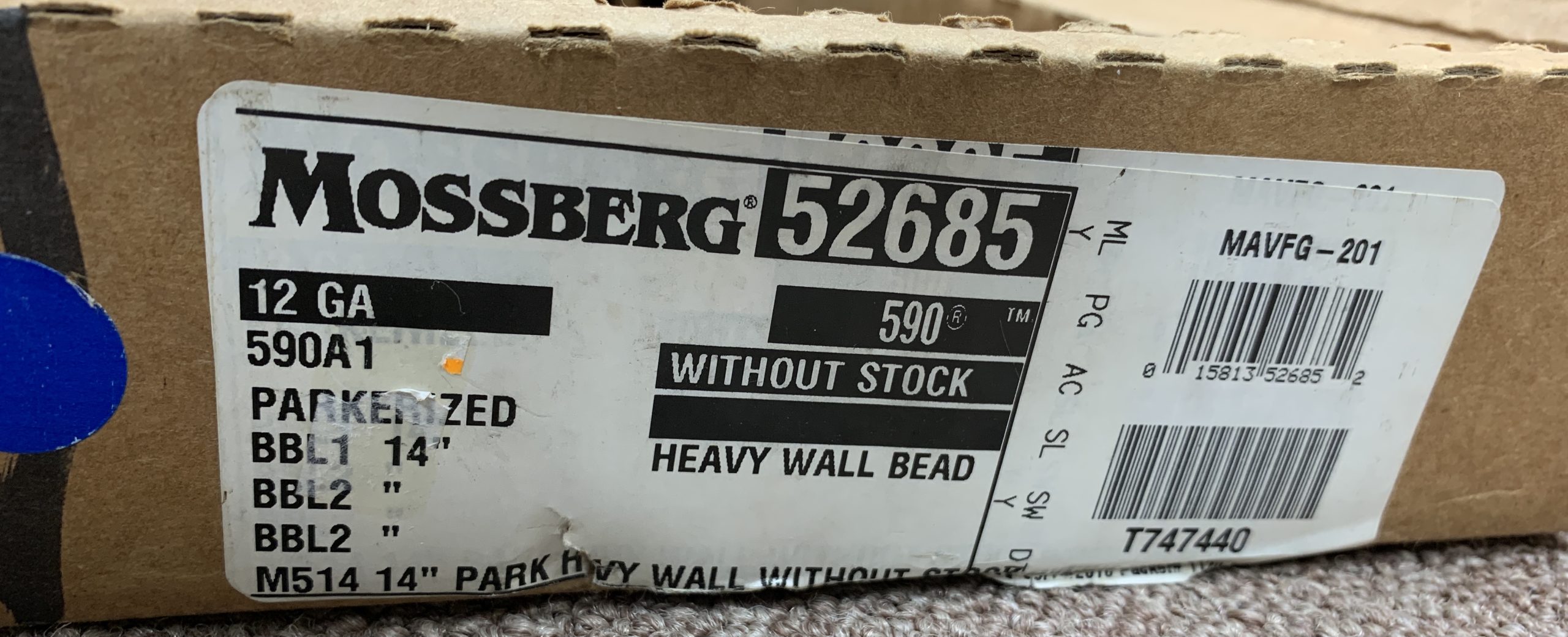 Mossberg 590A1 AOW like new in original box