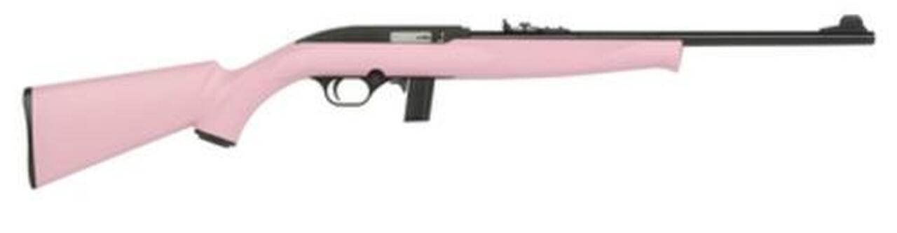 Mossberg 702 Plinkster Bantam 22LR 18″ Barrel Adjustable Sights Pink Stock 10 Rd Mag