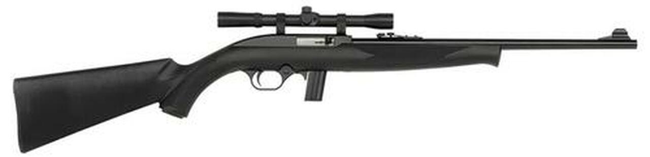 Mossberg 702 Plinkster Scope Combo SA 22LR, Scope 18″ Barrel, Synthetic Black Stock, 10rd