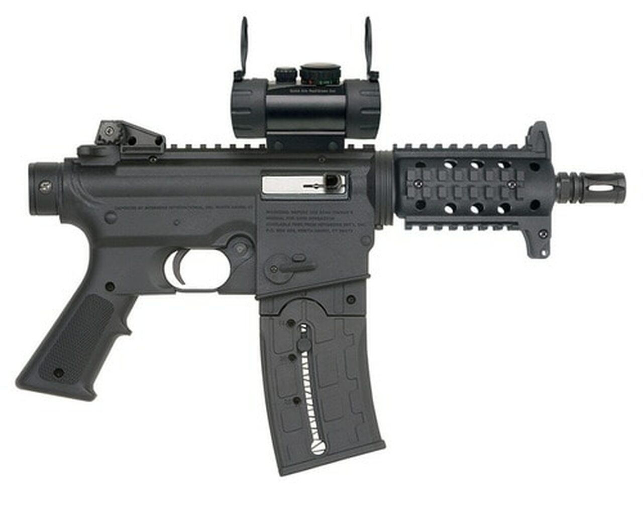 Mossberg 715P Red Dot Combo AR Pistol SA 22LR 6″ MB, Synthetic Black, 25 rd