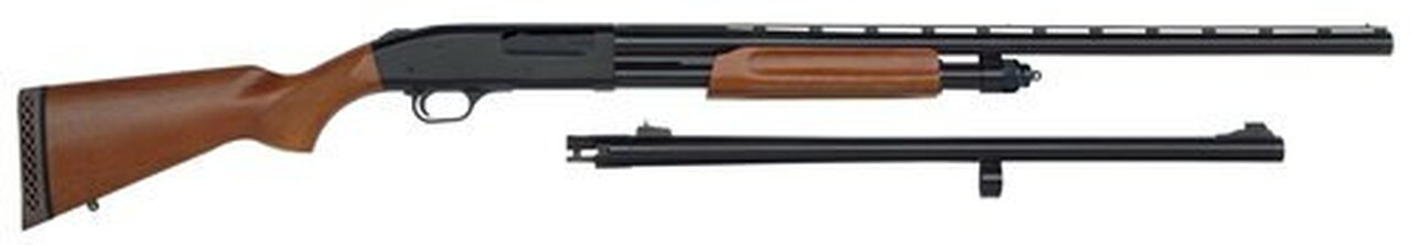 Mossberg 835 Field/Deer 12 Ga, 24″/28″ Barrel, Wood Stock, Blued, 5rd
