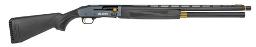 Mossberg 940 Pro JM 12 Ga, 3″ Chamber 24″ Barrel, Black/Gray, Gold Controls, 9rd