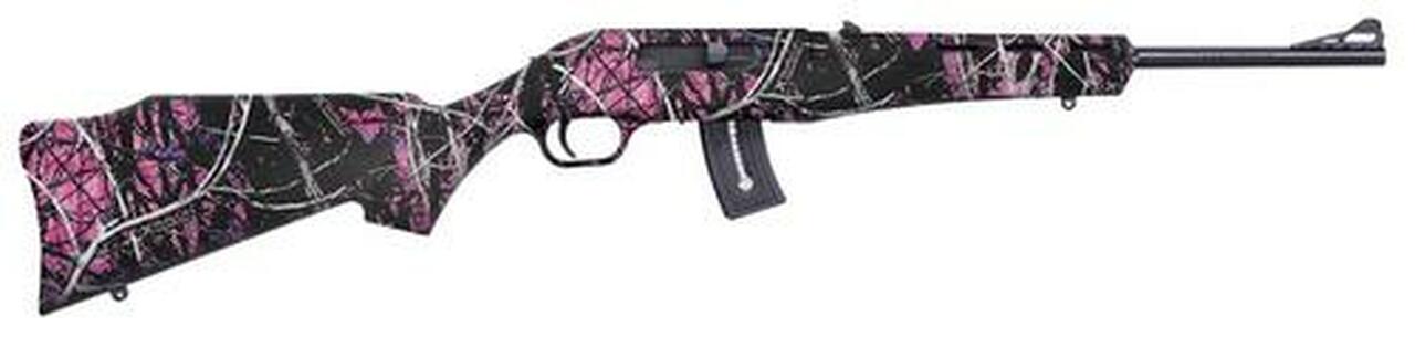 Mossberg Blaze .22LR Rifle, 16.5″ Barrel, Muddy Girl Camo