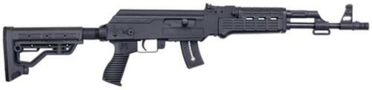 Mossberg Blaze-47 AK-Style 22LR 16.5″ Barrel Adjustable Sights Black Synthetic Fixed Stock 10rd Mag