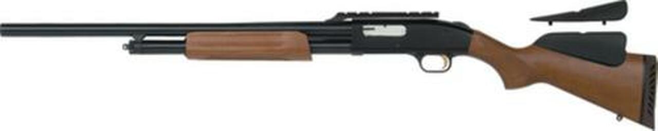 Mossberg Model 500 Super Bantam Slugster 12 Ga 24″ Ported Barrel 3″ Chamber Integral Scope Base Blue Finish Dual Comb Wood Stock 5rd – Left Hand