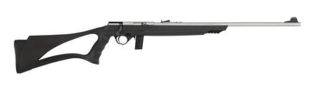 Mossberg Model 802 Plinkster 22LR, 21″, Brushed Chrome, Sport Grip Synthetic Stock, 10 Rd