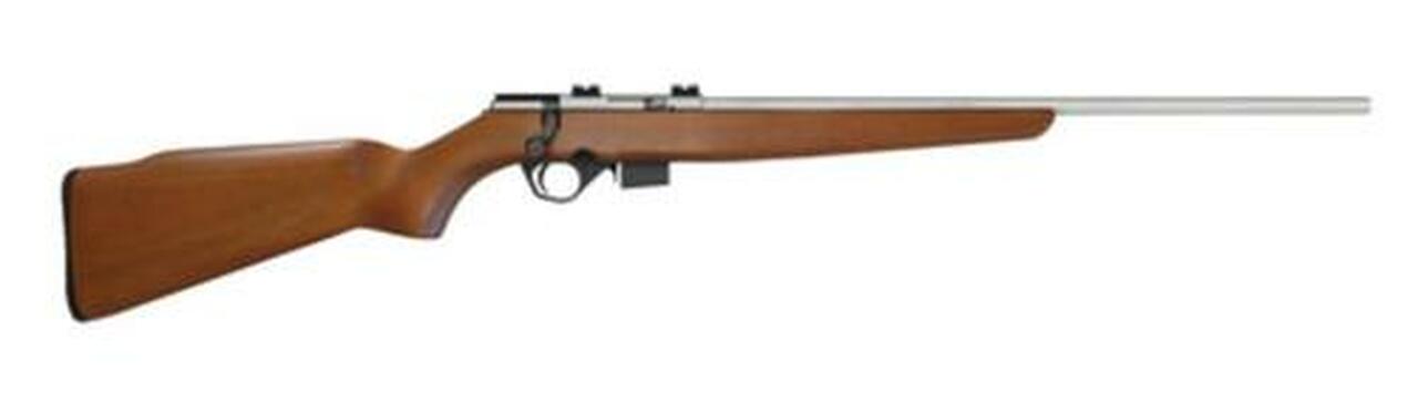 Mossberg Model 817 Bolt Action .17HMR 21″ Blued Barrel Classic Wood Stock 5rd