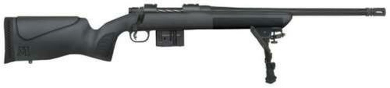 Mossberg MVP .308 Win Rifle, 16″, 11rd, Blued, Black Synthetic Stock