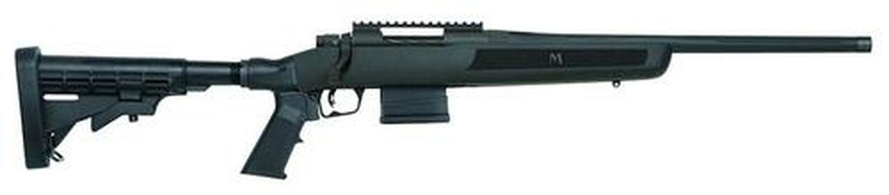 Mossberg MVP Flex Bolt 308 Win/7.62mm 18.5″ Barrel, 6-Position Black, 10rd
