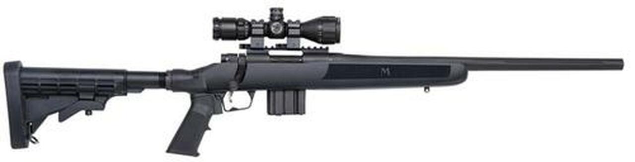 Mossberg MVP FLEX, Scope Bolt 223/5.56 18″ Barrel, Black 6Pos FLEX Stock Black, 10rd