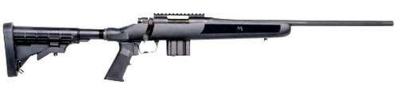 Mossberg MVP Flex Sporter, Bolt Action, 5.56, 20″, 10rd, Collapsible Stock, Blued