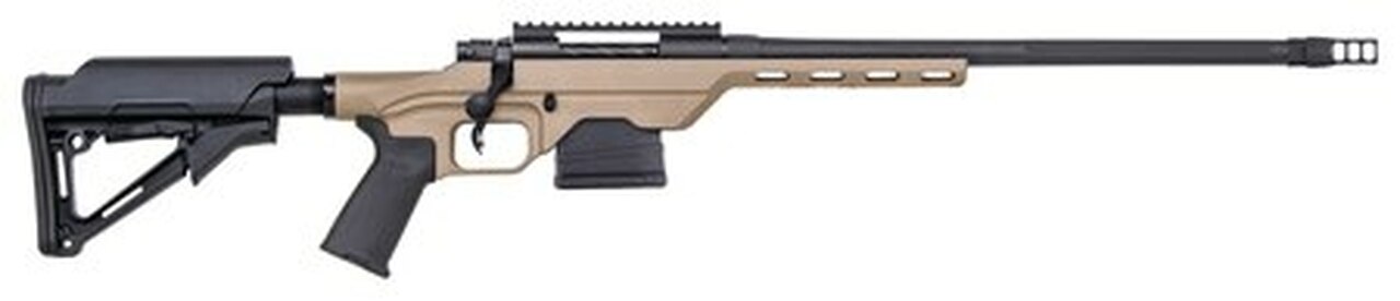 Mossberg MVP LC .308 Win, 18.5″ Barrel, Magpul CTR Stock, Black/Tan, 10rd