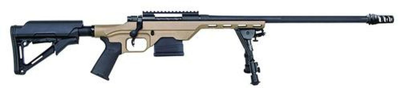 Mossberg MVP LC 6.5 Creedmoor 22″ Fluted Barrel, Break Magpul Stock Tan Chassi 10rd Mag