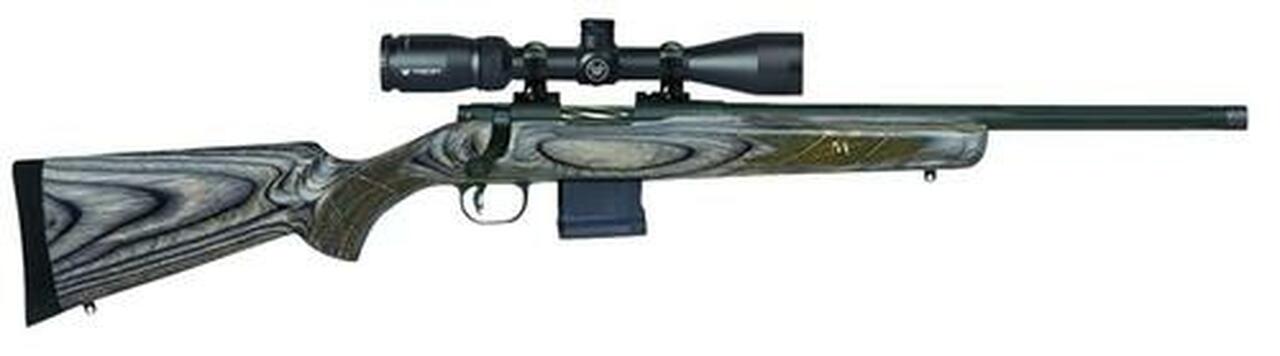 Mossberg MVP Predator with Scope Bolt 5.56 NATO 18.5″ Threaded Barrel,, Laminate Gr, 10 rd